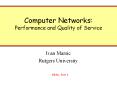 Computer Networks: Performance and Quality of Service Iva