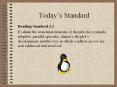 Today s Standard Reading Standard 3.2 Evaluate th