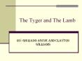 The Tyger and The Lamb By: Giuliano Ascue and Clayto
