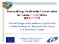 Rationalising Biodiversity Conservation in Dynami