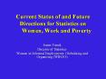 Current Status of and Future Directions for Statistics o