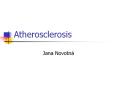 Atherosclerosis Jana Novotn  Atherosclerosis Disease o