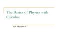 The Basics of Physics with Calculus AP Physics C Pythagora