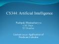 CS344: Artificial Intelligence Pushpak Bhattacharyya CS