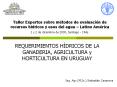 Taller Expertos sobre m todos de evaluaci n de recursos 