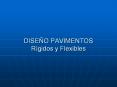 DISE O PAVIMENTOS R gidos y Flexibles CRITERIOS DE DISE 