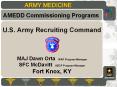 AMEDD Commissioning Programs U.S. Army Recruiting Comman