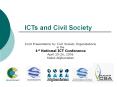 ICTs and Civil Society Joint Presentation by Civil Societ