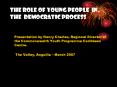 THE ROLE OF Young people IN the Democratic proces
