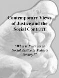 Contemporary Views of Justice and the Social Contract  Wha