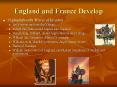 England and France Develop England absorbs Waves of Invader