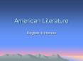 American Literature English III Honors Edgar Allen Po