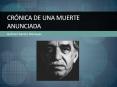 CR NICA DE UNA MUERTE ANUNCIADA Gabriel Garc a M rquez * * 