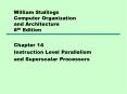 William Stallings Computer Organization and Architecture 8t