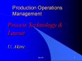 Production Operations Management Process Technology & Layou