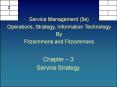 Service Management (5e) Operations, Strategy, Informatio