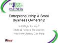 Entrepreneurship & Small Business Ownership Is It Right fo
