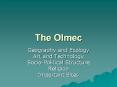 The Olmec Geography and Ecology Art and Technolog