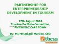 PARTNERSHIP FOR ENTERPRENEURSHIP DEVELOPMENT IN TOURISM 17t