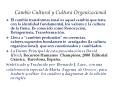 El cambio transformacional es aquel cambio que trata con l