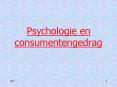 Psychologie en consumentengedrag Definitie consumentengedra