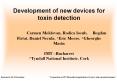 Development of new devices for toxin detection Carme