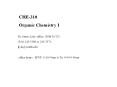 5. review Organic Chemistry - the study of the compounds o