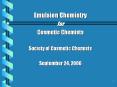 Emulsion Chemistry for Cosmetic Chemists Society of Cosmeti