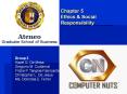 Chapter 5 Ethics & Social Responsibility Group 2 Hazel G. D