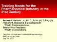 What is the Pharmaceutical Industry? ... Companies Merg