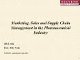 Marketing, Sales and Supply Chain Management in th