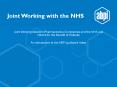 Joint Working with the NHS Joint Working betwee