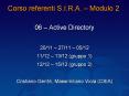 Corso referenti S.I.R.A.   Modulo 2 06   Active Director