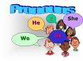 She I He Us We We Pronouns A pronoun is a word used instea