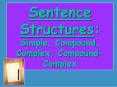 Sentence Structures: Simple, Compound, Complex
