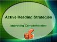 Active Reading Strategies Improving Comprehension Do yo
