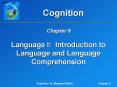 Language I: Introduction to Language and Languag