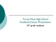 Torrey Pines High School Academic/Career Presentation 10t