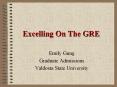 Excelling On The GRE Emily Gung Graduate Admissions Valdost