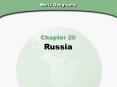 World Geography Chapter 20 Russia Regions of Russia What ar
