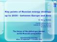 Moscow, Russia The future of the global gas market: a