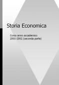 Storia Economica Corso anno accademico 2001-2002 (second