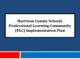 Harrison County Schools Professional Learning Communit
