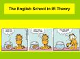 The English School in IR Theory International society theor