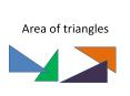 Area of triangles What s the area of this rectangle? 10 cm 