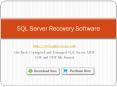 SQL Recovery - Best for Recovery SQL Server Database