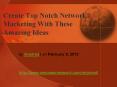 Create Top Notch Network Marketing With These Amazing Ideas