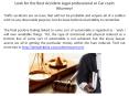 Look for the Best Accident Legal professional or
