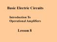 Basic Electric Circuits Introduction To Operationa