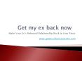 Get My Ex Back Now - Make Your Ex’s Rebound Relationship Work in Your Favor